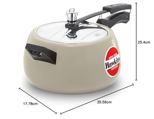 Hawkins Ceramic- Coated Contura 5L Green Apple Pressure Cooker