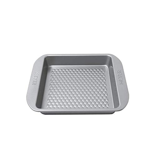 Meyer Bakemaster Non-Stick Bakeware Square Cake Pan (Grey, 23 cm