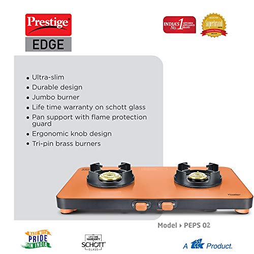 Peps 02 Edge Burner Gas Stove Pastel – Sarathy Kitchenware