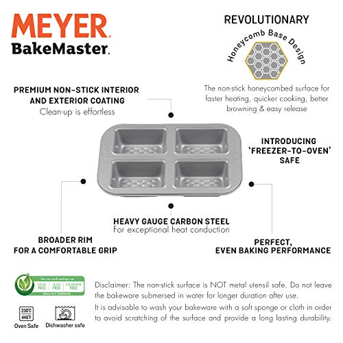 Meyer Bakemaster Non-Stick Bakeware 4 Cup Loaf Tin